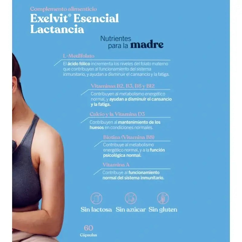 Exelvit Lactation Essential, Packung 2 x 60 Kapseln