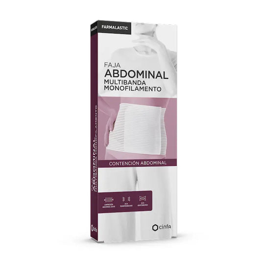 Farmalastic Lumbar Girdle Velcro White, Size 2