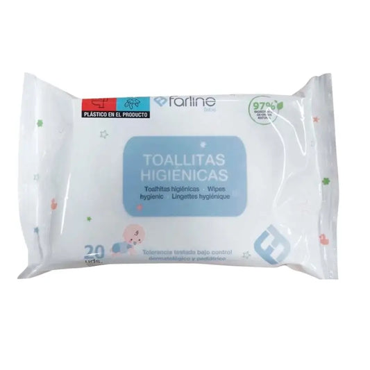 Farline Baby Pocket Baby Wipes, 20 pcs.