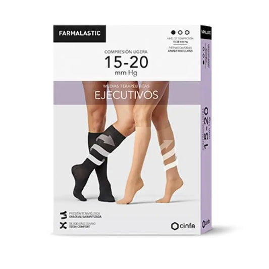 Farmalastic Men's Executive Sock Black Size Xl