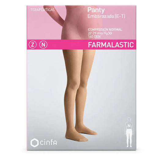Farmalastic Compression Panty Normal Schwangere, Größe XL Schwarz
