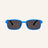 Farmamoda Polarisierte Kindersonnenbrille Hellblau & Marineblau, 25 gr