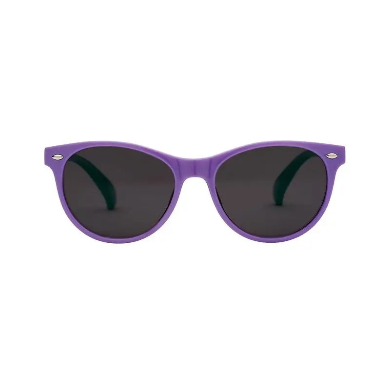 Farmamoda Kinder Sonnenbrille Polarisiert Lila & Grün Oval, 25 gr