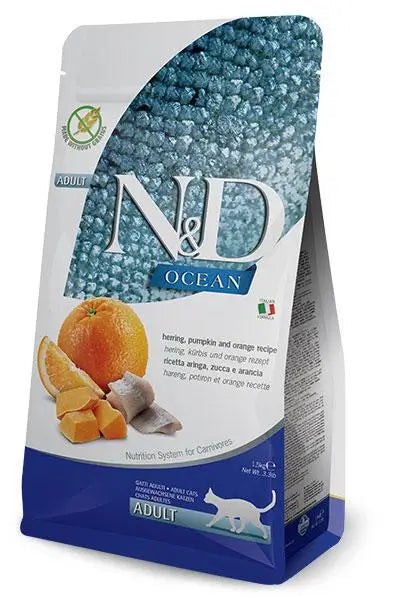 Farmina N&D Cat Ocean Ocean Pumpkin Herring 300Gr, cat food