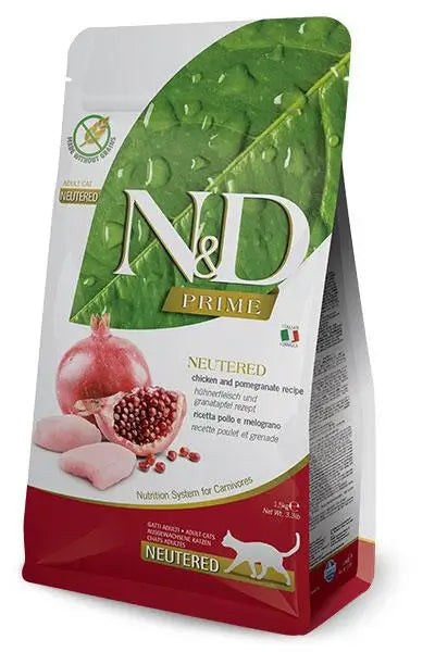 Farmina N&D Cat Prime Neutered Chicken 1,5Kg, cat food