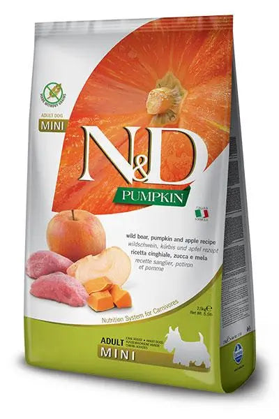 Farmina N&D Dog Calabaza Mini Jabali 7Kg, dog food