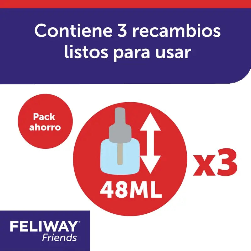 Feliway Freunde 3X48 ml