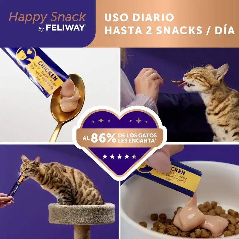 Feliway Happy Snack, Packung mit 2 x 6 Stäbchen