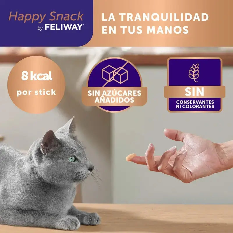 Feliway Happy Snack, Packung mit 2 x 6 Stäbchen