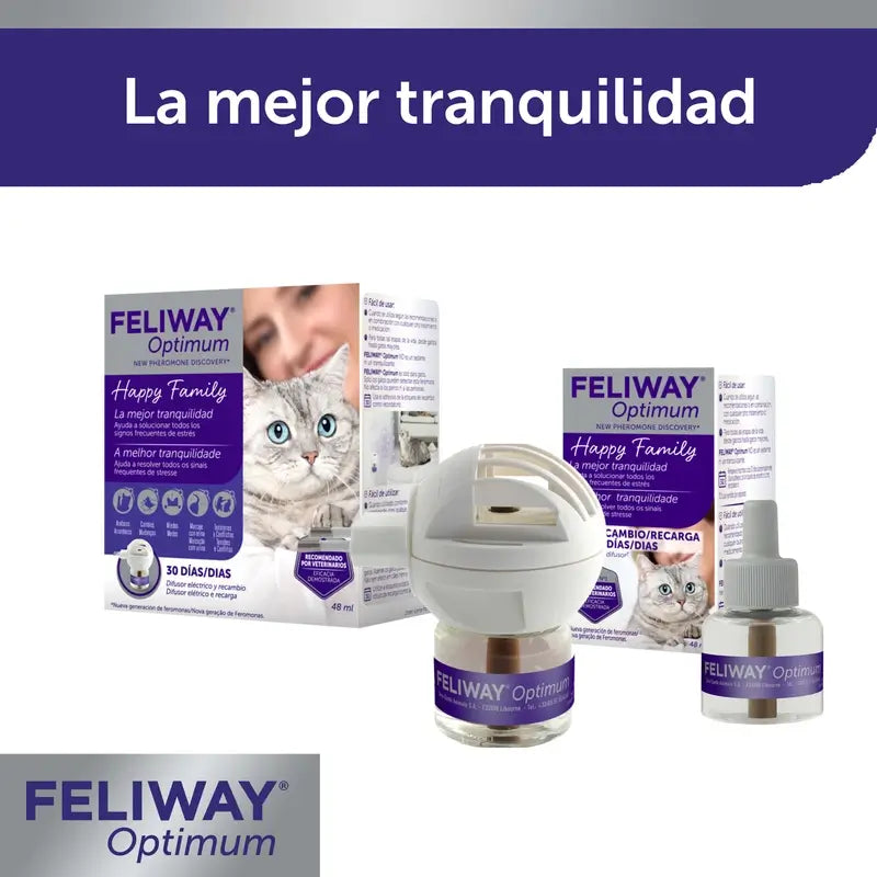Feliway Optimum Diffusor + Nachfüllung 48 ml