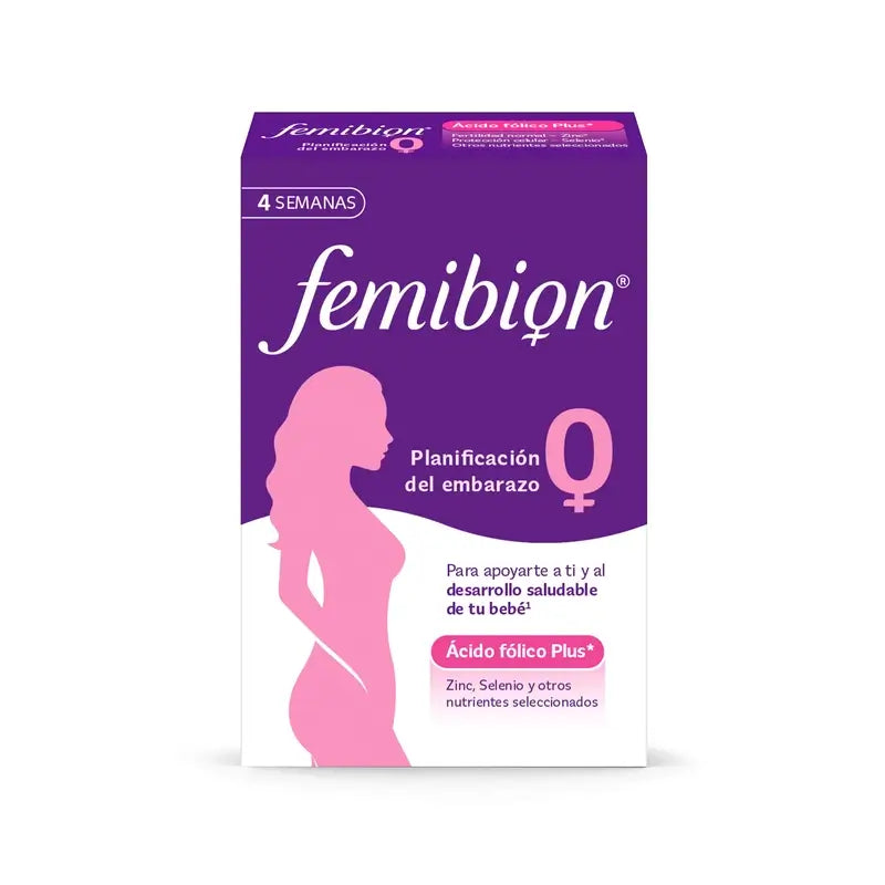 Femibion 0 Schwangerschaftsplanung mit Folsäure Plus, 28 Tabletten