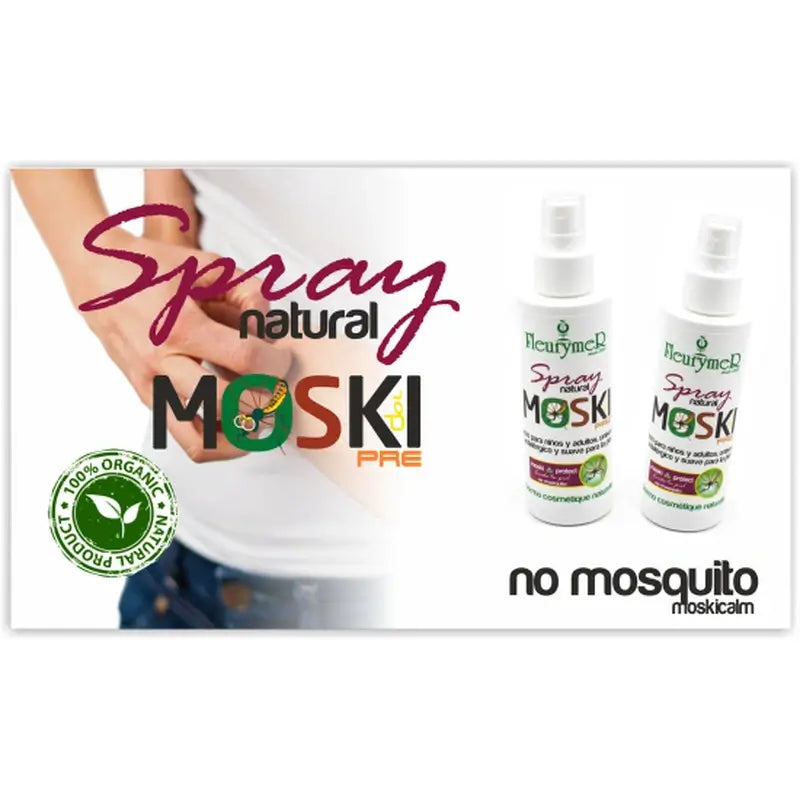 Fleurymer Moskidol Natürliches Mücken-Pre-Spray 125Ml.