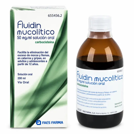 Fluidin Mukolytische Lösung zum Einnehmen 200 ml
