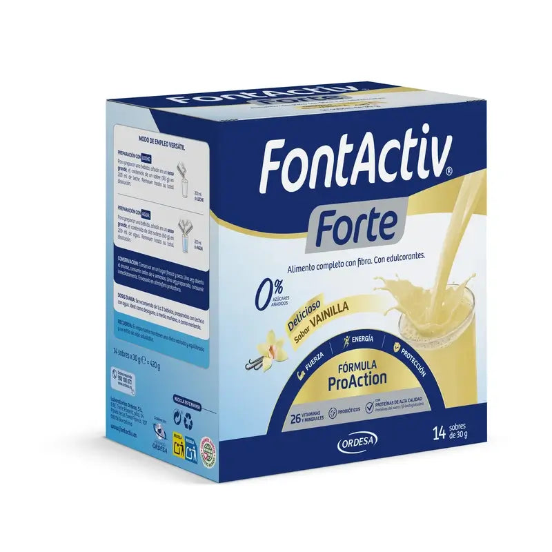 FontActiv Forte Vanille, 14X30g