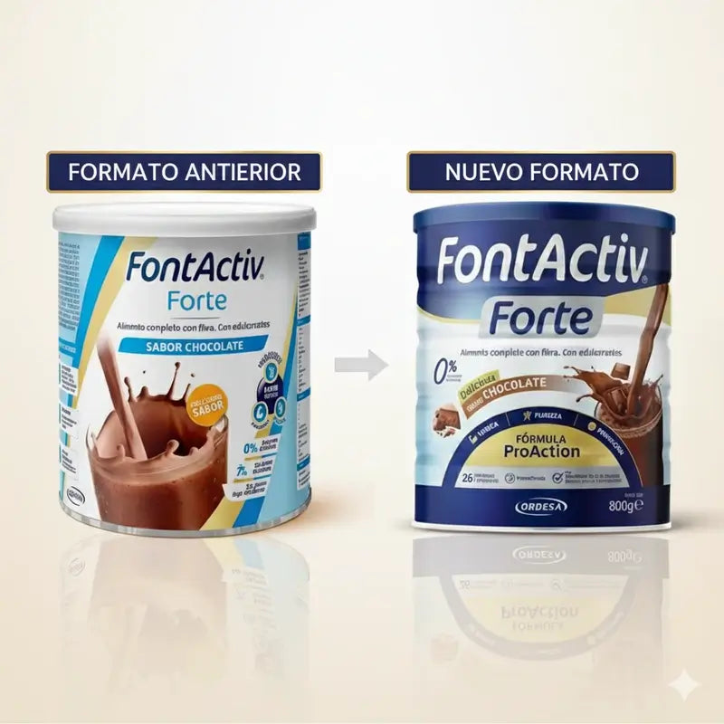 Fontactiv forte ProAction Schokolade, Packung 3x800g
