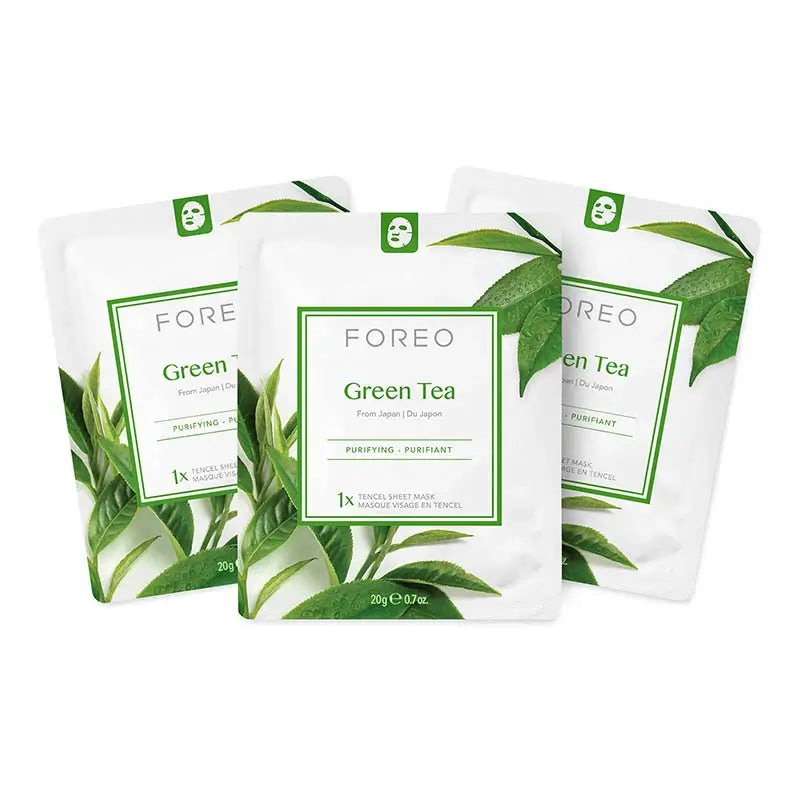 Foreo Farm To Face Sheet Mask - Grüner Tee x3