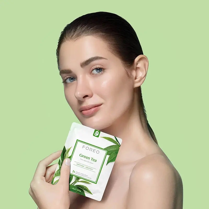 Foreo Farm To Face Sheet Mask - Grüner Tee x3