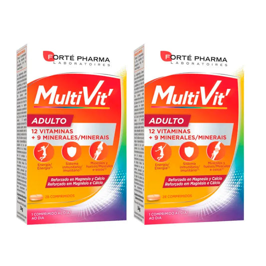 Forté Pharma Duplo Energy Multivitamins Adult 2 x 28 tablets