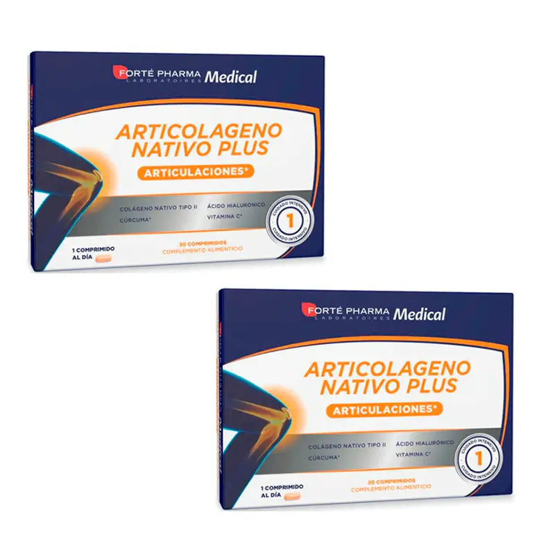Forté Pharma Duplo Medical Articolageno Nativo Plus, 2 x 30 tablets