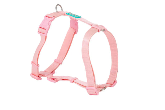 Freedog Nylon-Geschirr Basic Rosa, 10 mm, 20/36 cm