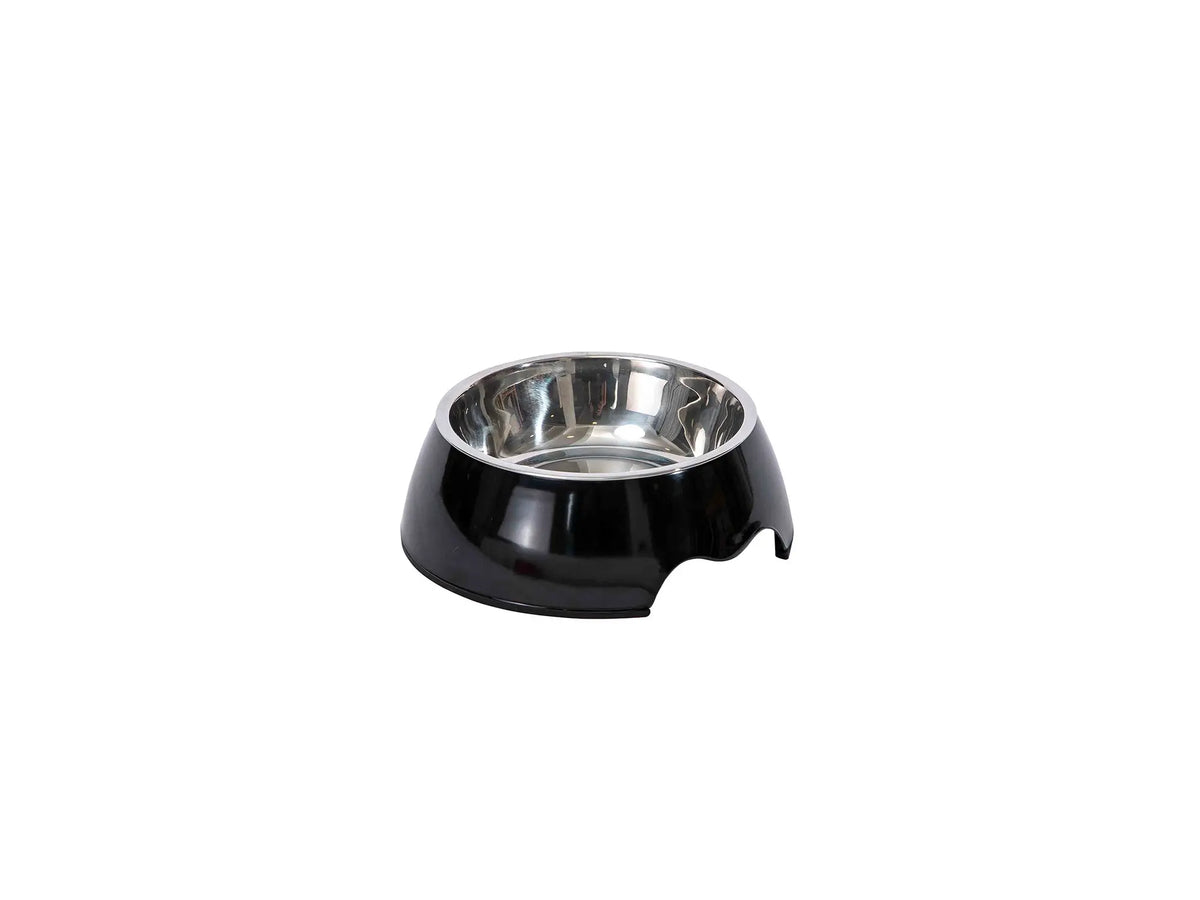 Freedog Schüssel Edelstahl Melamin Schwarz L 19Cm, 520 ml