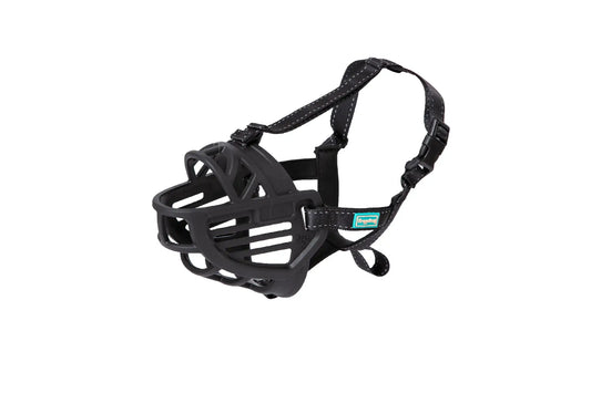 Freedog Maulkorb Ergo Plus Schwarz XL, 35 cm