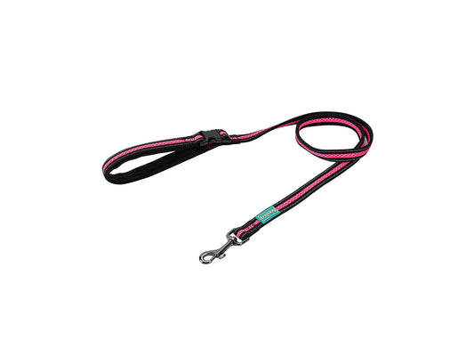 Freedog Soft Sport-Leine, rosa, 25 mm, 120 cm