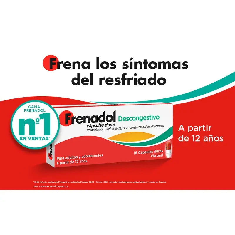 FRENADOL® Grippeabschwellendes Mittel, zum Einnehmen, 16 Kapseln