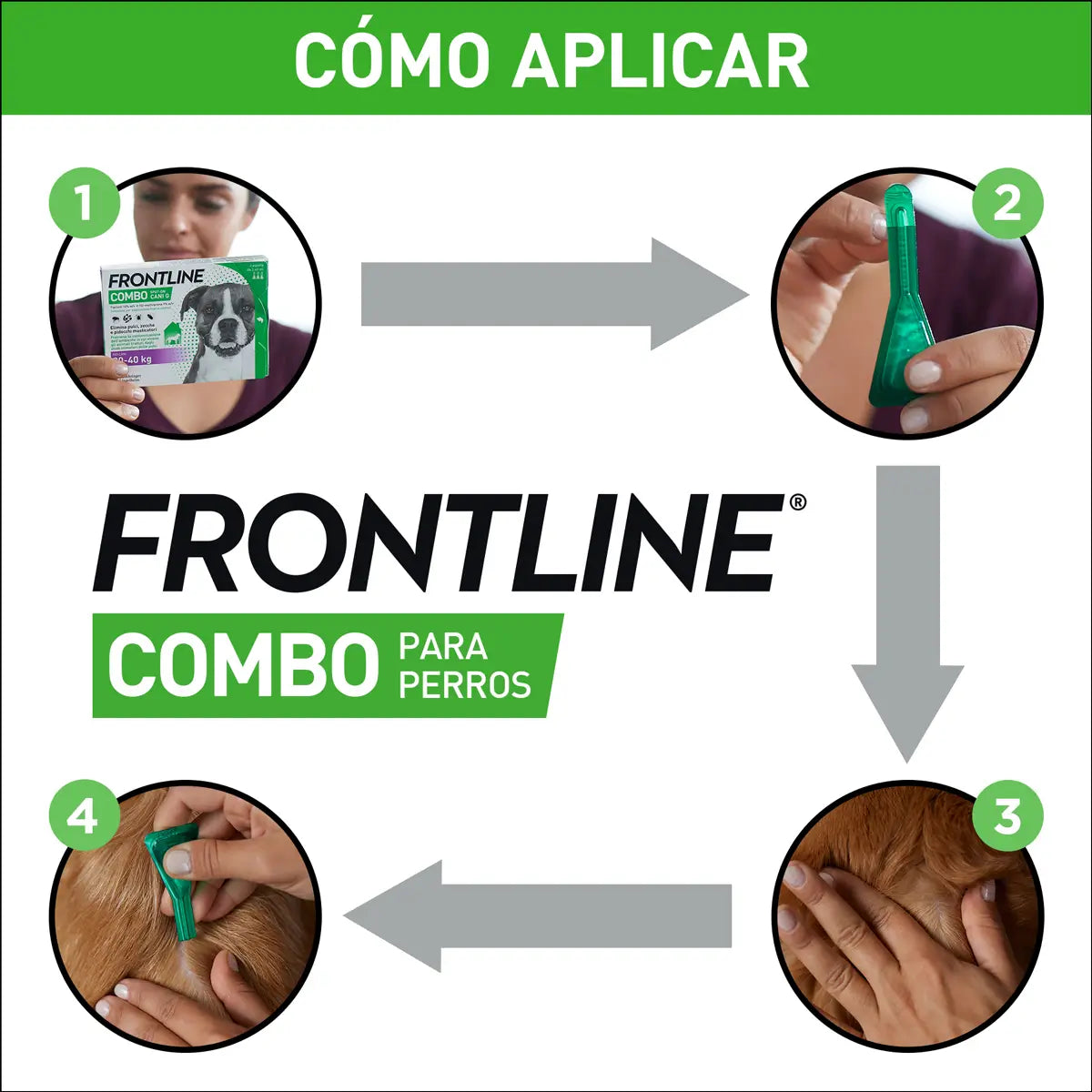 Frontline Spot Combo 20-40 Kg, 6 Pipetten