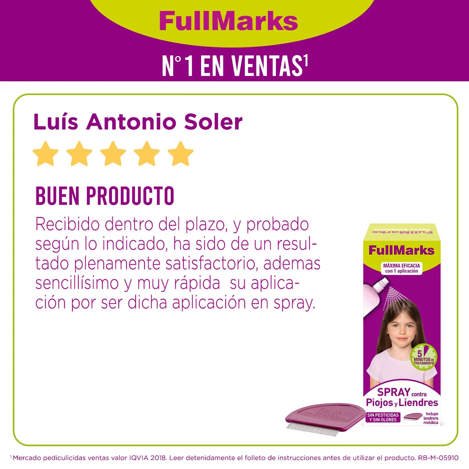 Fullmarks Anti-Läuse-Spray 150 ml