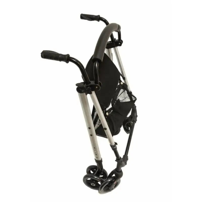 García 1880 Rollator aus Aluminium mit Druckbremsen, neues Design (grau)
