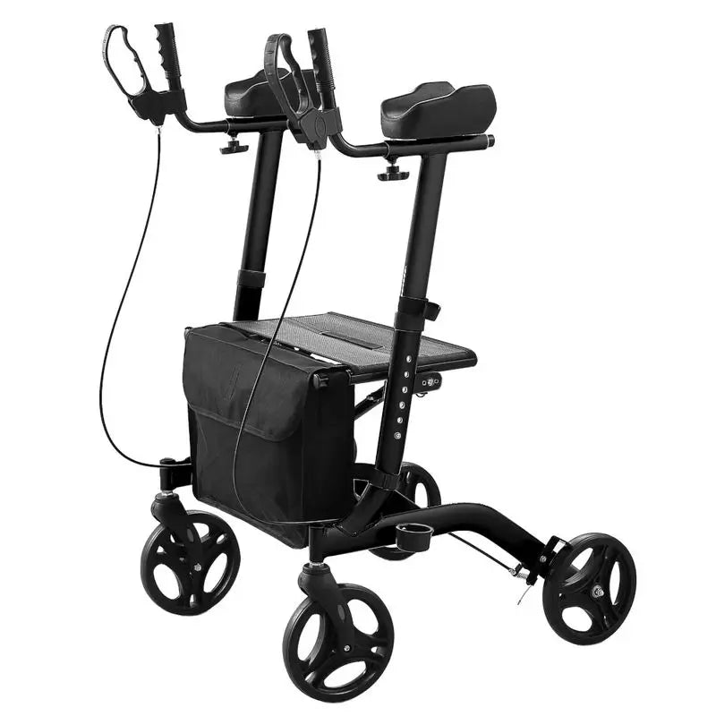 Garcia 1880 Rollator mit Unterarmstütze und Bremsen an den Griffen