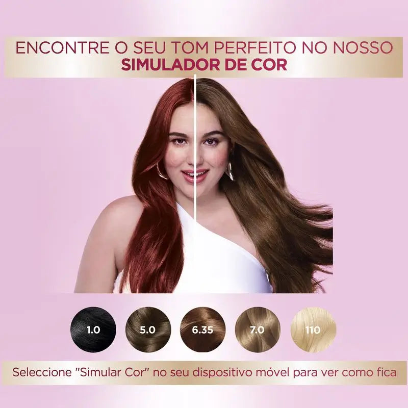 Garnier Color Sensation Creme permanente Haarfarbe 6.35 Karamellblond
