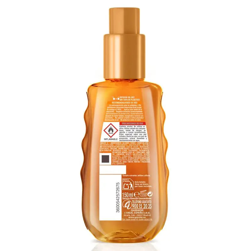 Garnier Delial Ideal Bronze unsichtbare Bronze Spray Fps30 schützende 150Ml