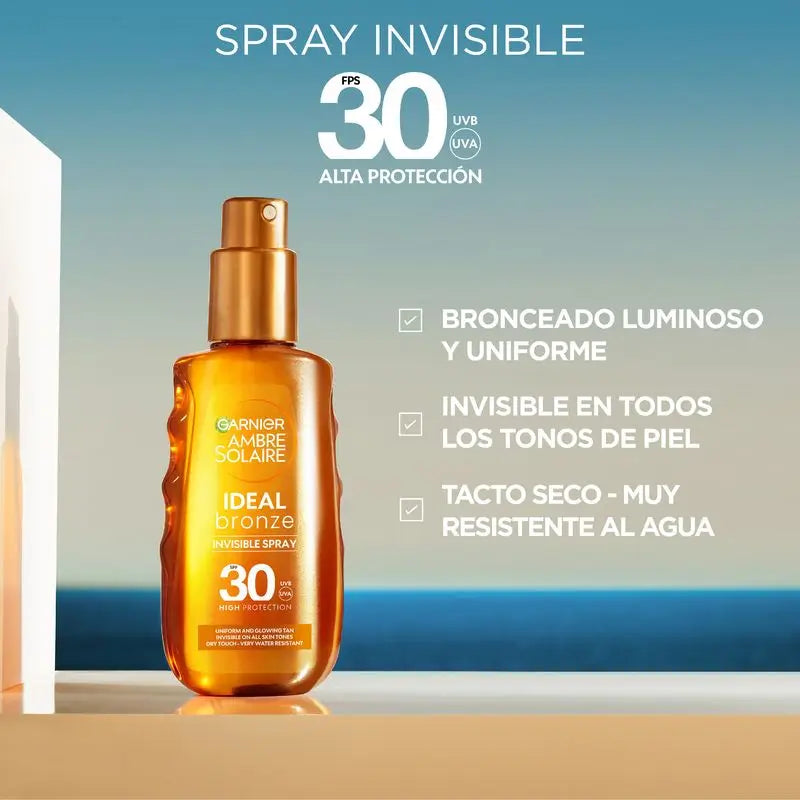 Garnier Delial Ideal Bronze unsichtbare Bronze Spray Fps30 schützende 150Ml