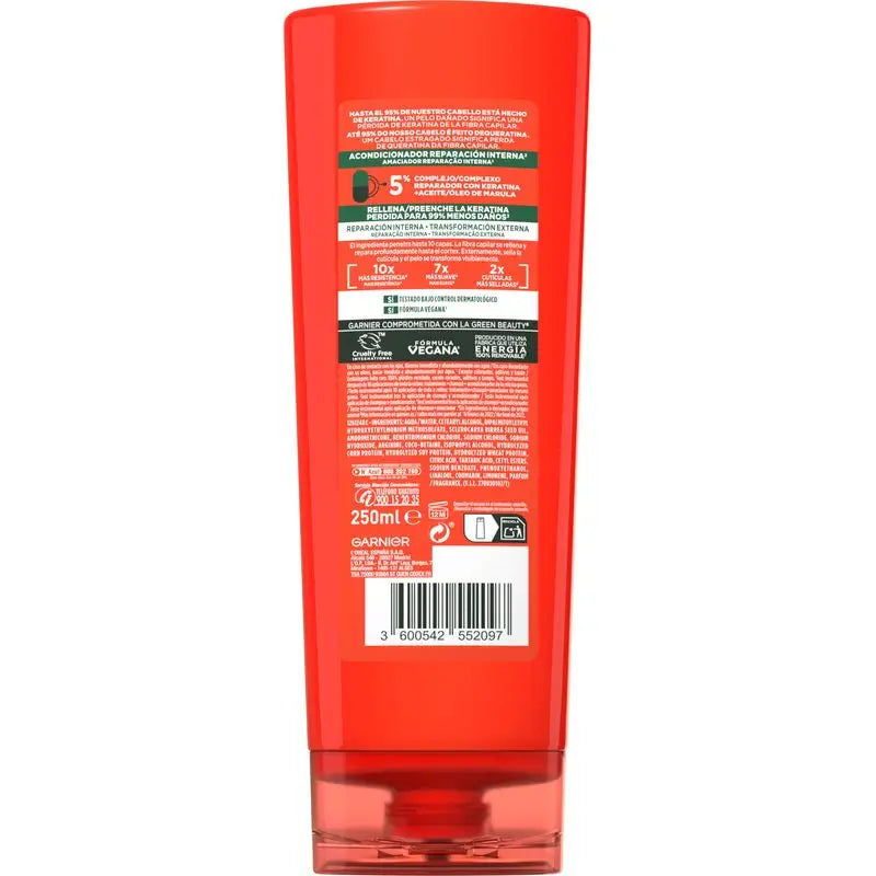 Garnier Fructis Goodbye Damage Conditioner mit Marula-Öl für geschädigtes Haar 250Ml