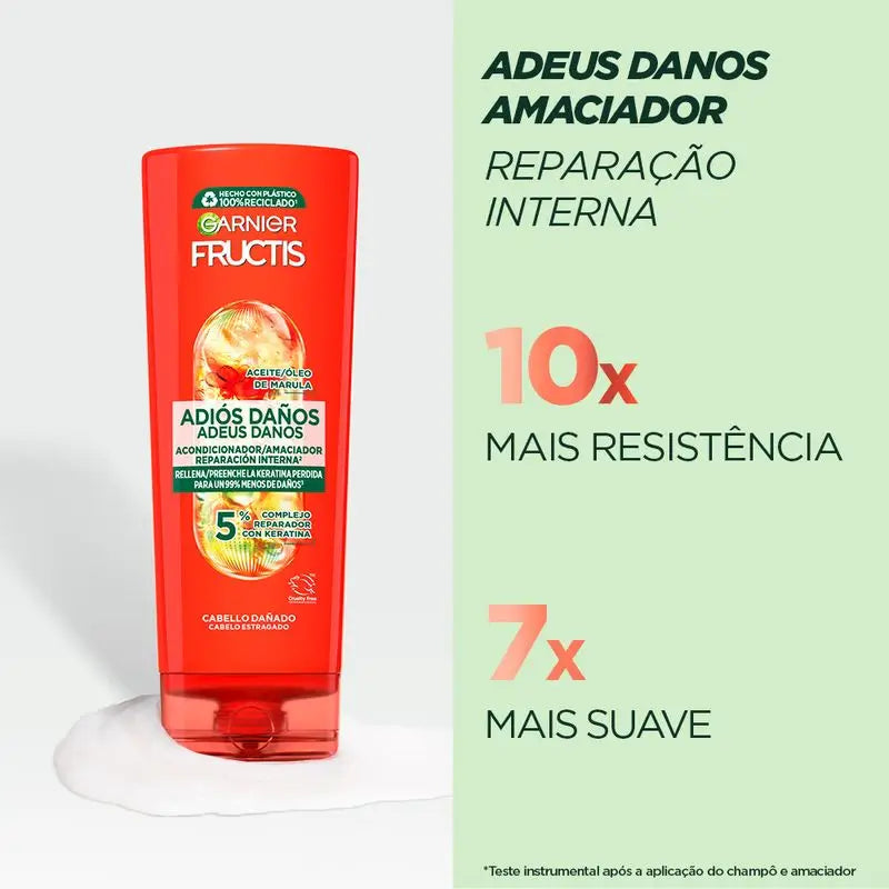 Garnier Fructis Goodbye Damage Conditioner mit Marula-Öl für geschädigtes Haar 250Ml