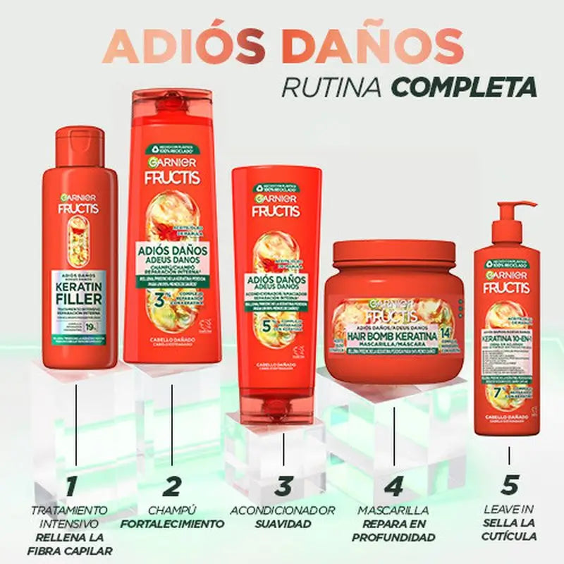 Garnier Fructis Goodbye Damage Shampoo mit Marula-Öl für geschädigtes Haar 300Ml