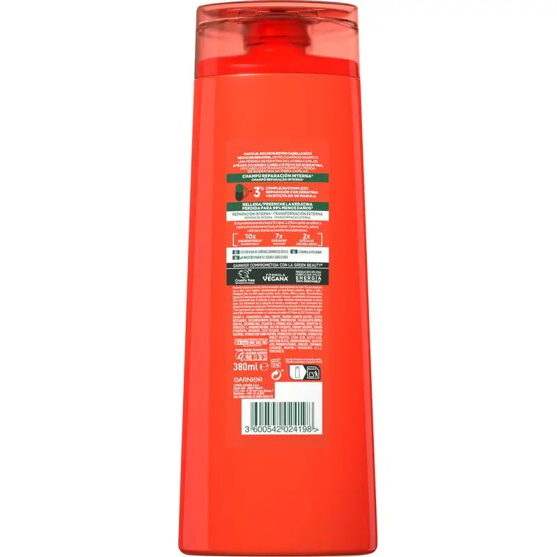 Garnier Fructis Goodbye Damage Shampoo mit Marula-Öl für geschädigtes Haar 380Ml