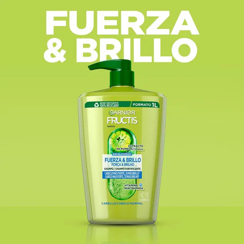Garnier Fructis Strength & Shine Shampoo für normales Haar - 380 ml