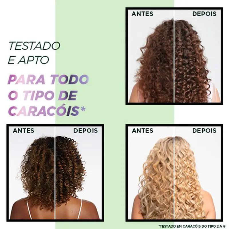 Garnier Fructis Curl Method Curl Mask #2 für hydratisierte Locken für 1 Woche 370Ml