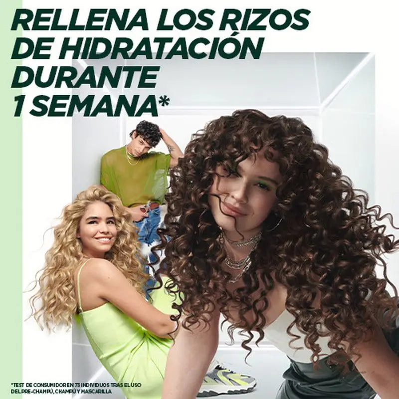 Garnier Fructis Curl Method Curl Mask #2 für hydratisierte Locken für 1 Woche 370Ml