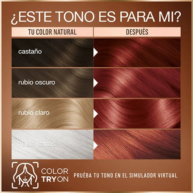 Garnier Good Permanent Colouring Ammoniakfrei, 90% natürlichen Ursprungs Farbton 6.6 Granatapfelrot.