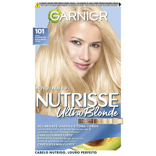 Garnier Nutrisse Aufhellung Platin Blond Asche Nr. 101 , 160 ml