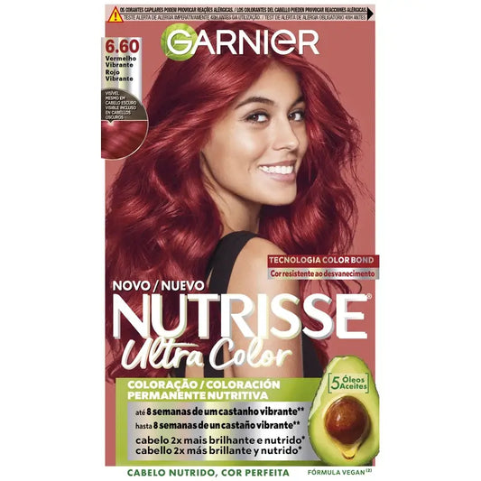 Garnier Nutrisse Ultra Farbe 6.60 Rouge , 160 ml