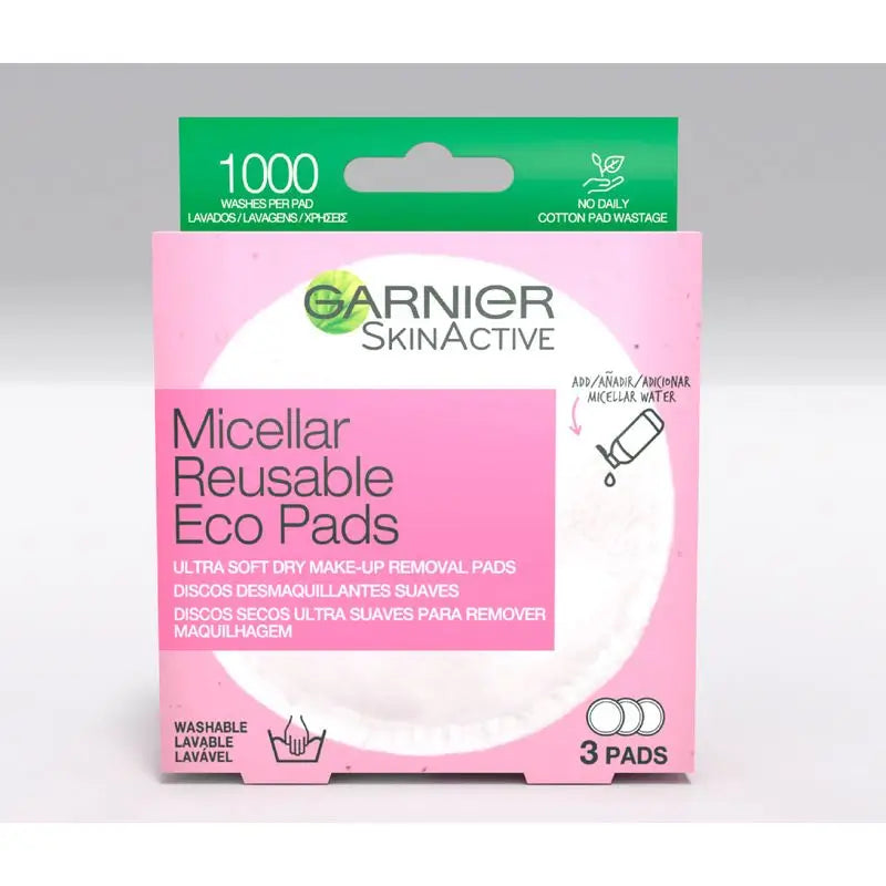 Garnier Skin Active Wiederverwendbare Mikrofaser-Make-up-Entferner-Scheiben