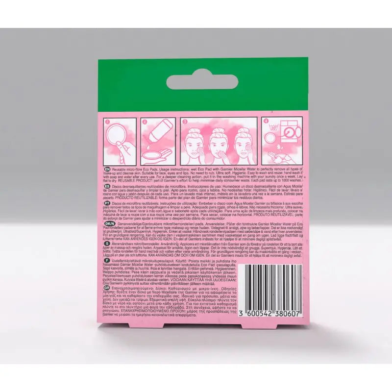 Garnier Skin Active Wiederverwendbare Mikrofaser-Make-up-Entferner-Scheiben
