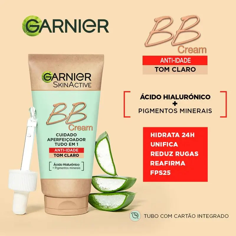 Garnier Skinactive Bb Cream Anti Age Medium Tone. All In One Feuchtigkeitscreme mit Farbe Spf15, 50Ml