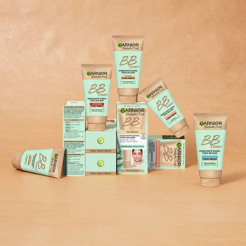 Garnier Skinactive Mattifying Bb Cream For Combination To Oily Skin Light Tone. All In One Feuchtigkeitscreme mit Farbe Spf 25, 50Ml