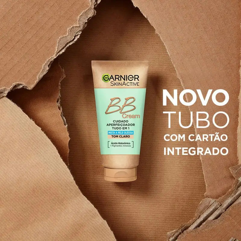 Garnier Skinactive Mattifying Bb Cream For Combination To Oily Skin Light Tone. All In One Feuchtigkeitscreme mit Farbe Spf 25, 50Ml
